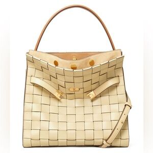 EUC Tory Burch LEE RADZIWILL DOUBLE BAG Woven
$1,598